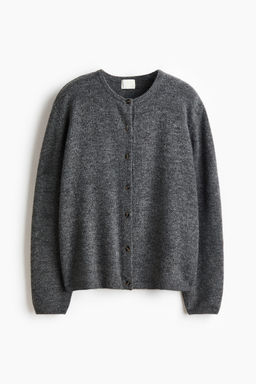 H&M - Women Grey Loose-Fit Cardigan
