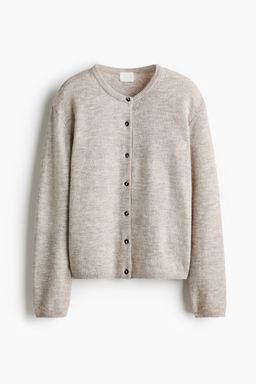 H&M - Women Beige Loose-Fit Cardigan