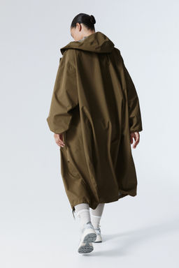 H&M - Women Green Rain Parka With Stormmove