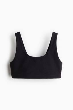 H&M - Girls Black Sports Top With Softmove