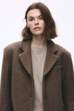 H&M - Women Brown Single-Breasted Blazer