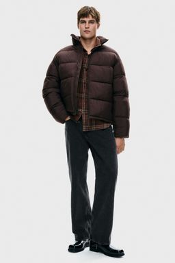 H&M - Men Brown Water-Repellent Puffer Jacket