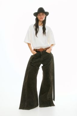 H&M - Women White Motif-Detail T-Shirt