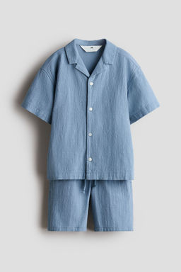 H&M - Boys Blue 2-Piece Cotton Set