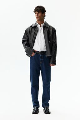 H&M - Men White Four-Way Stretch Slim Fit Shirt