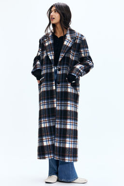 H&M - Women Grey Single-Breasted Coat