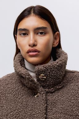 H&M - Women Beige Teddy Jacket