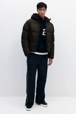H&M - Men Green Loose Fit Puffer Jacket