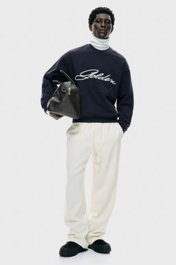 H&M - Men Blue Loose Fit Sweatshirt