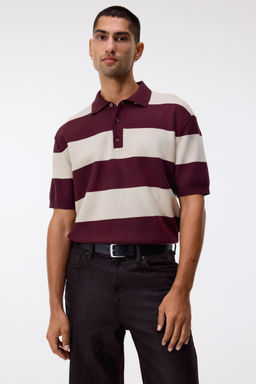 H&M - Men Red Regular Fit Polo Shirt