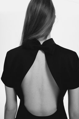 H&M - Women Black Open-Back Top