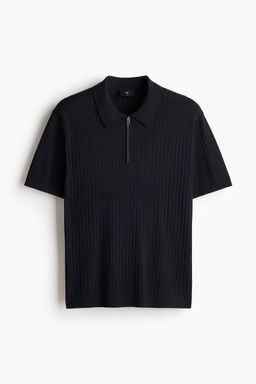 H&M - Men Blue Slim Fit Polo Shirt