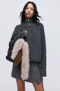 H&M - Women Grey Oversized Jumper