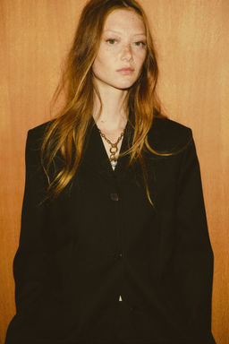 H&M - Women Black Wool-Blend Blazer