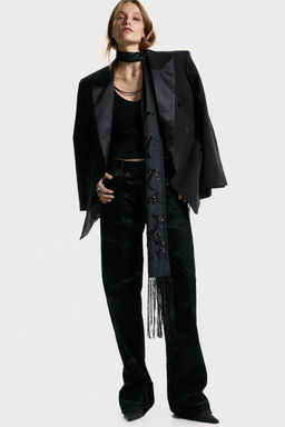 H&M - Women Black Chain-Strap Top