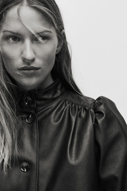 H&M - Women Brown Coated Jacket