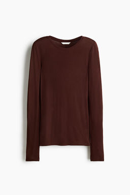H&M - Women Brown Wool-Blend Top