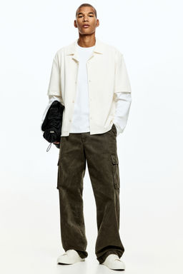 H&M - Men White Loose Fit Shirt