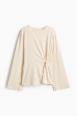 H&M - Women Beige Twist-Detail Top