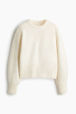H&M - Women White Oversized Jumper