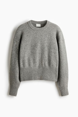 H&M - Women Grey Oversized Jumper