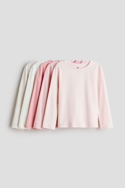 H&M - Girls 5-Pack Jersey Tops