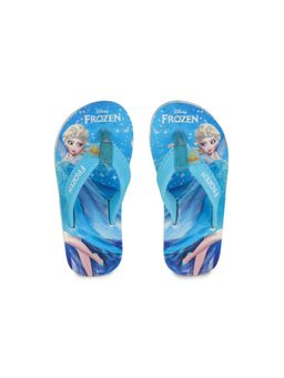toothless - Disney Frozen Kids Girls Blue Flipflops