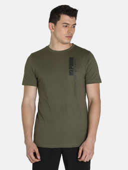 Puma - Graphic Tee Viii Men Green T-shirt