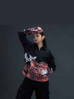 ORE OFE - Women Black Heritage Jacket