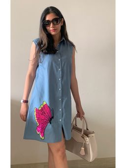 Galocher Clothing - Butterfly- shirt dress