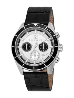 Esprit - Men Madison II Silver Round Dial Analog Watch - ES1G368L0015 (M)