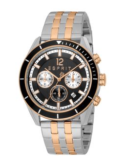 Esprit - Men Rahel Black Round Dial Analog Watch - ES1G368M0095 (M)