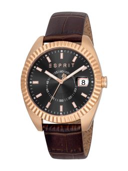Esprit - Men Madison II Black Round Dial Analog Watch - ES1G412L0035 (M)