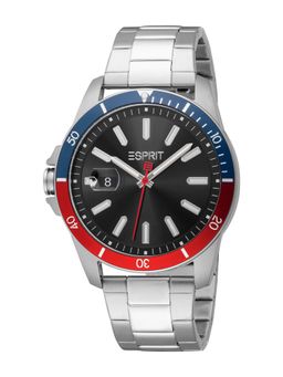 Esprit - Men Bent II Black Round Dial Analog Watch - ES1G469M0065 (M)