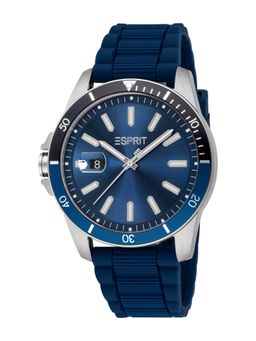 Esprit - Men Bent II Blue Round Dial Analog Watch - ES1G469P0015 (M)