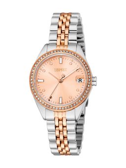 Esprit - Women Hudson Chrono Rose Gold Round Dial Analog Watch - ES1L428M0075 (M)