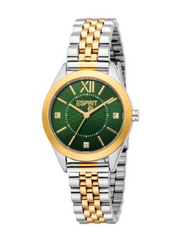 Esprit - Women Savannah Green Round Dial Analog Watch - ES1L434M1065 (M)