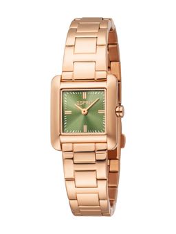 Esprit - Women Pointy S Olive Square Dial Analog Watch - ES1L475M0075 (M)