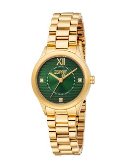 Esprit - Women Zuri Green Round Dial Analog Watch - ES1L486M1045 (M)