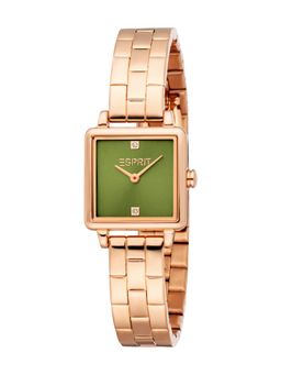 Esprit - Women Madelyn Olive Square Dial Analog Watch - ES1L498M0045 (M)