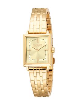 Esprit - Women Uma S Gold Rectangular Dial Analog Watch - ES1L499M0035 (M)