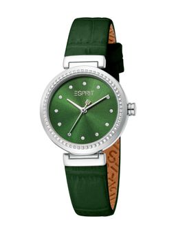 Esprit - Women Pointy Mesh Green Round Dial Analog Watch - ES1L506L0015 (M)