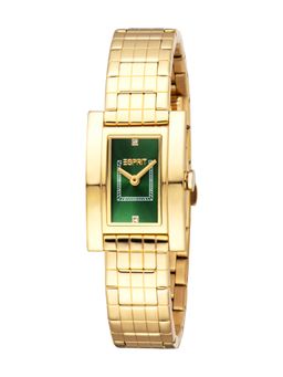 Esprit - Women Emery Green Rectangular Dial Analog Watch - ES1L513M0025 (M)