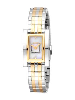 Esprit - Women Emery White Rectangular Dial Analog Watch - ES1L513M0045 (M)
