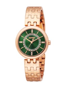 Esprit - Women Myra Green Round Dial Analog Watch - ES1L518M0055 (M)