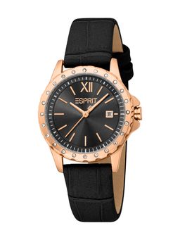 Esprit - Women Florence Black Round Dial Analog Watch - ES1L522L0025 (M)