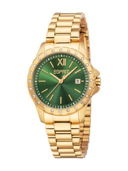 Esprit - Women Uma S Green Round Dial Analog Watch - ES1L522M0055 (M)
