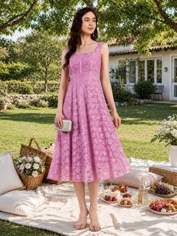 JUSTIN WHYTE - Corset Lace Dress