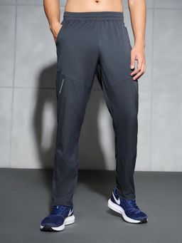 Technosport - Men Solid Regular Fit Sports Trackpant with TS FLEXI - Grey