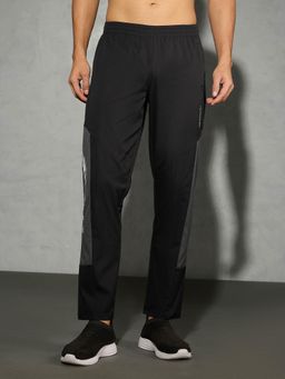 Technosport - Men Colorblock Slim Fit Sports Trackpants with TS FLEXI - Light Grey